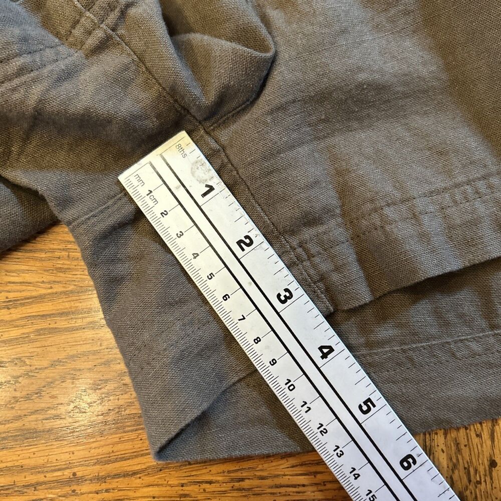 Old Navy Linen Blend Shorts Olive Green Comfort Waist Sz XS 3.5" Inseam Summer - Picture 5 of 8